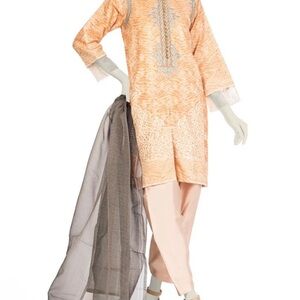 Pakistani Indian - 3 Piece Suit - NWT - Junaid Jamshed